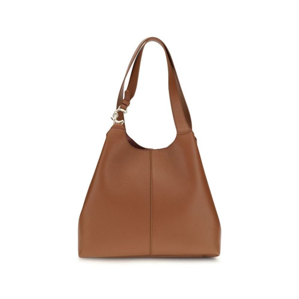 Coccinelle Brown Calf Leather Bos Taurus Shoulder Women's Bag